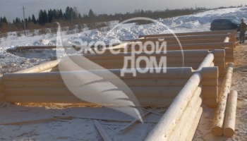 Качественное строительство из зимнего леса