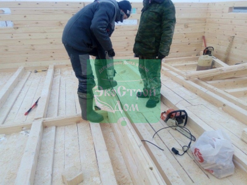 Строительство первого этажа