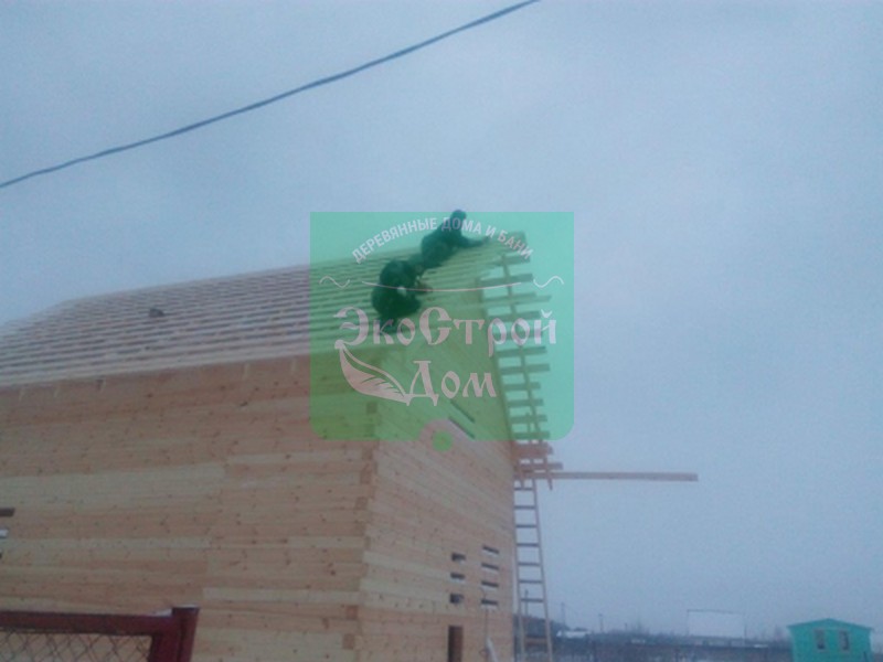Установка кровли