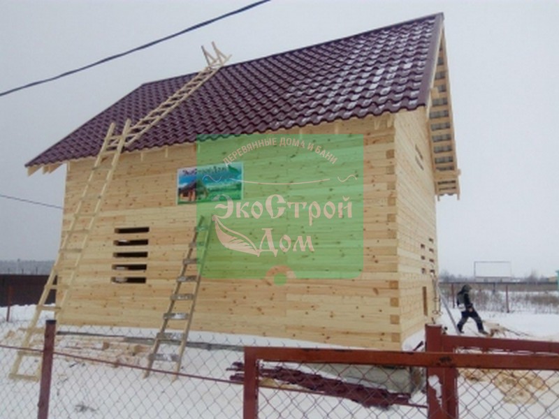 Установка металлочерепицы завершена