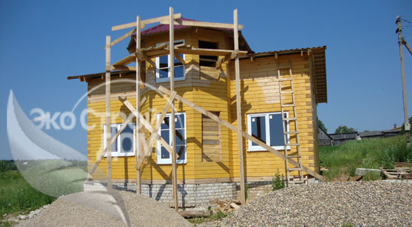 защита бруса антисептиком